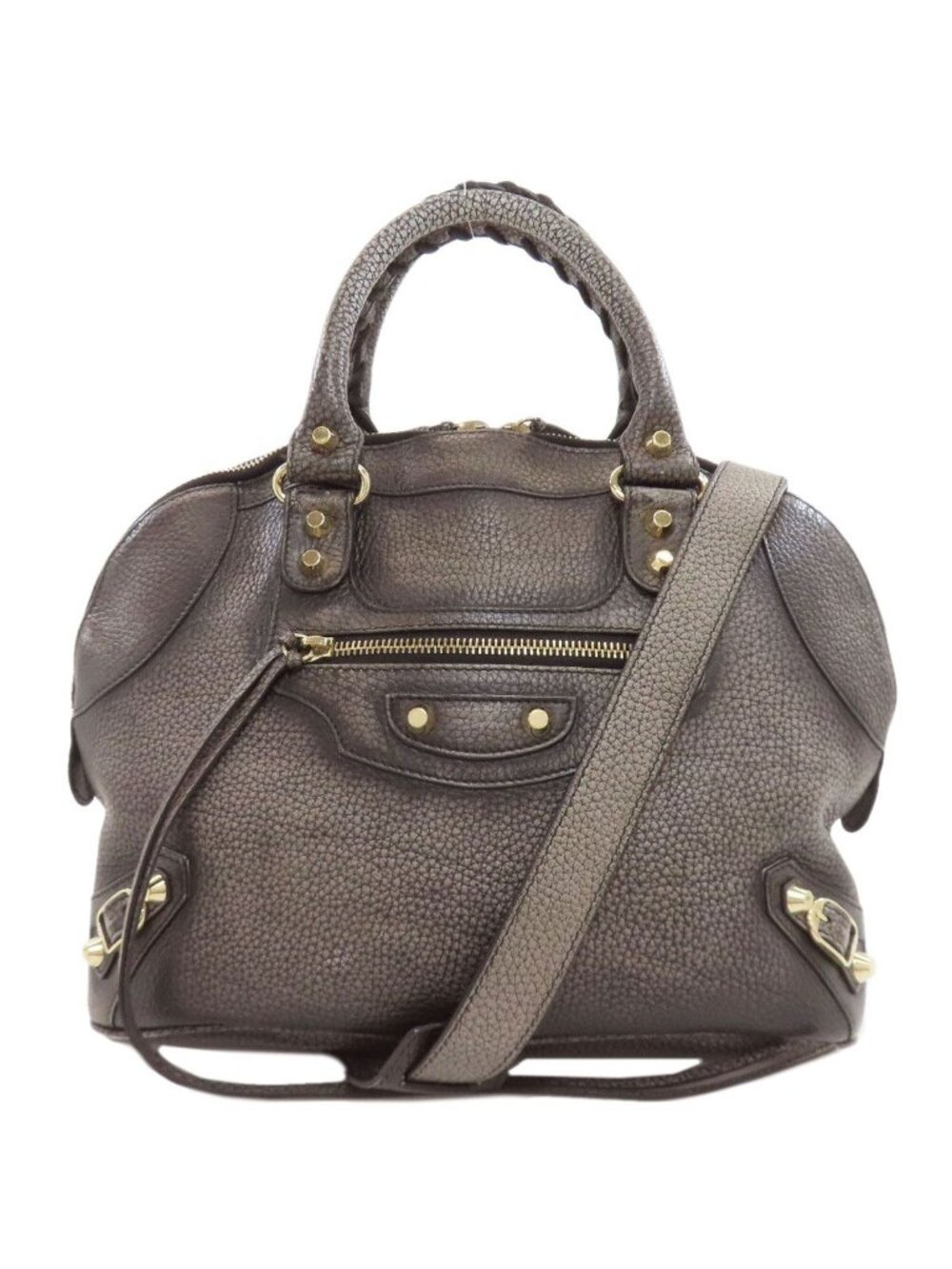 Balenciaga Classic Bowling 2-Way Handbag Calf - Picture 1 of 15